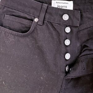 Reformation black  Jeans